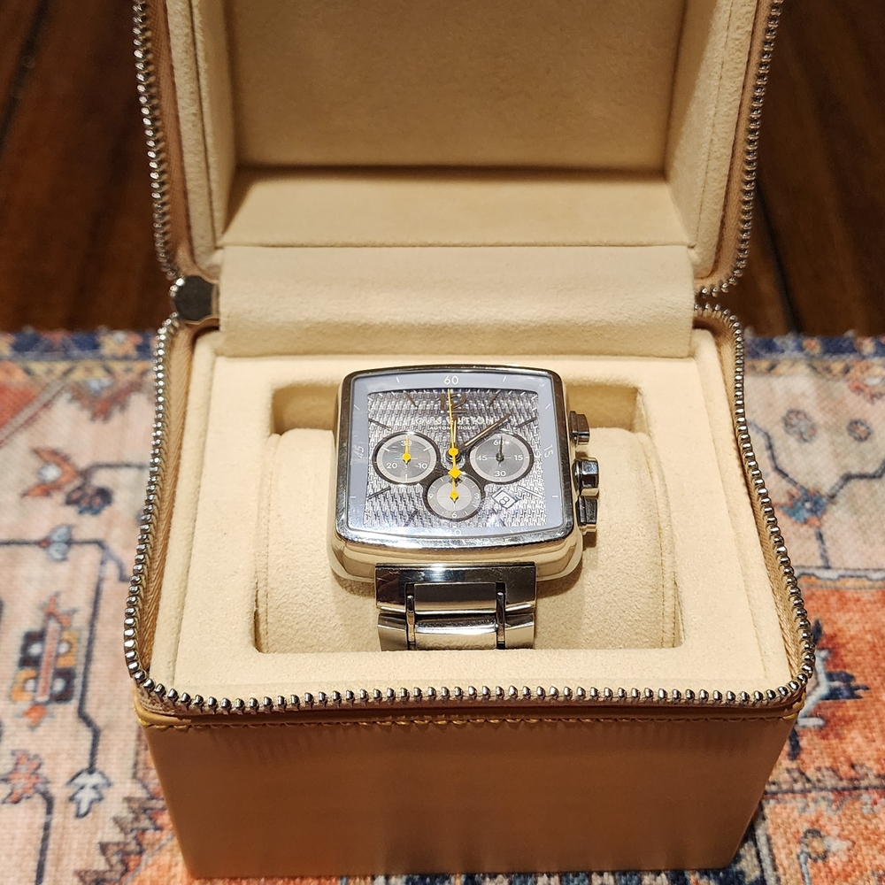 Silver Chronograph Men's Watch